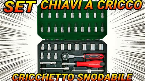 Set Chiavi A Cricco Parkside Con Cricchetto Snodabile E Bussole Youtube