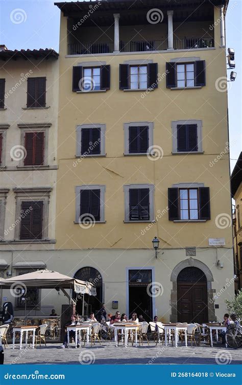 Florence Th August Historic Residential Building From Piazza Santa