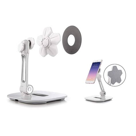 Soporte Abovetek Base Magn Tica Para Tablet Celular Blanco