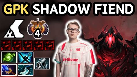 GPK SHADOW FIEND Midlane Highlights 7 36c RANK 4 GPK Dota 2 YouTube