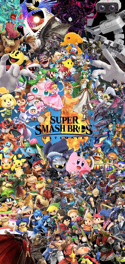 Smash Brothers Ultimate Stock Icons Wallpapers Wallpaper Cave