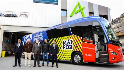 EL NOU AUTOBÚS DEL MORABANC ANDORRA GRÀCIES AL NOSTRE PARTNER ANDBUS