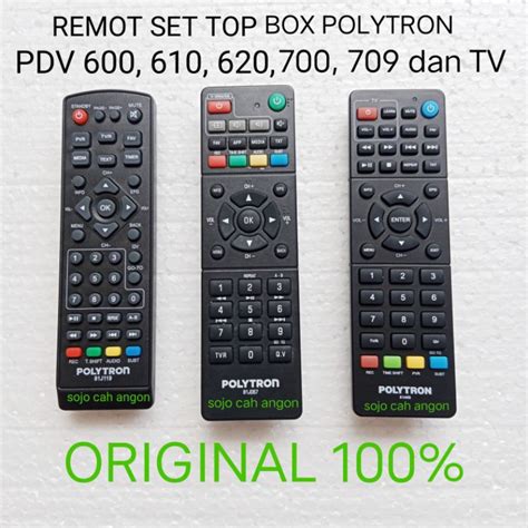 Jual Remot Set Top Box Polytron Pdv T Pdv T Pdv T Pdv T