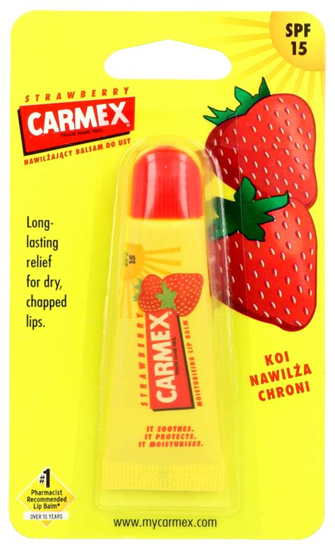 Carmex Strawberry Balsam Do Ust Nawil Aj Cy G Drogeria Rossmann Pl