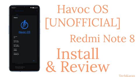 Havoc OS 2 9 UNOFFICIAL PIE Custom ROM For Redmi Note 8 Install