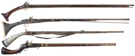 Four Middle Eastern Style Muskets