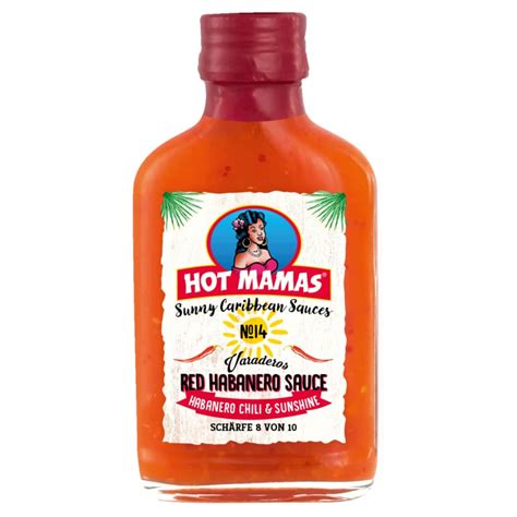 Hot Mamas Sunny Caribbean Sauces N°14 Red Habanero Sauce 95ml Bei Rewe Online Bestellen