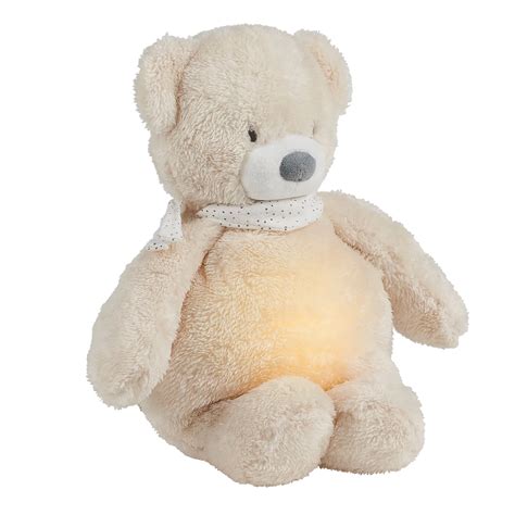 Veilleuse Peluche Ours Sleepy Beige Nattou Veilleuses Aubert