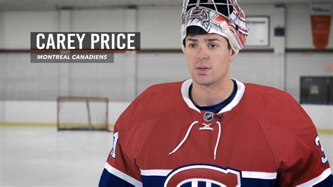 Carey Price Ccm Extreme Flex Iii Blocker Youtube