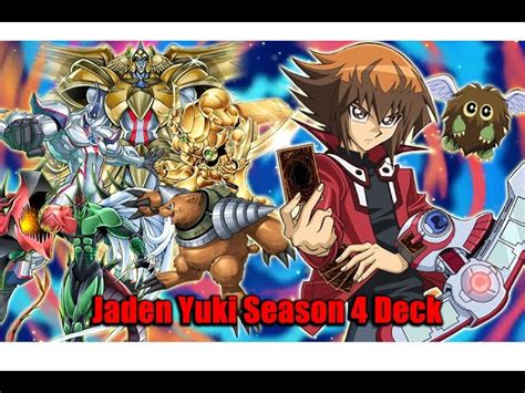 Jaden Yuki Full Deck Anime Yugioh Gx Cards