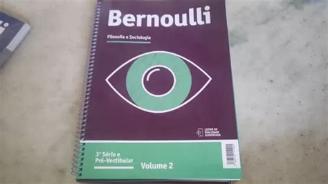 Bernoulli Filosofia E Sociologia 3a Série E Pré Vol 2 Frete grátis