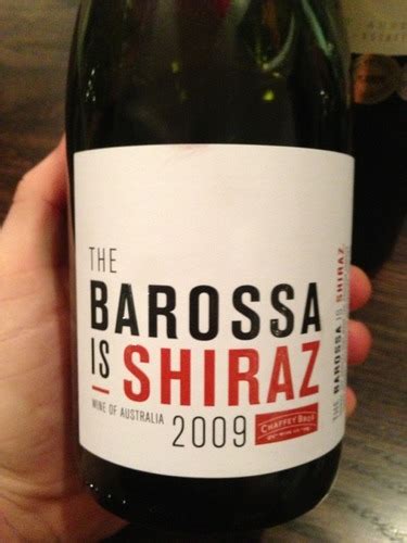 Chaffey Bros Wine Co The Barossa Is Shiraz Vivino Canada