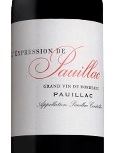 L Expression De Pauillac Vivino Australia