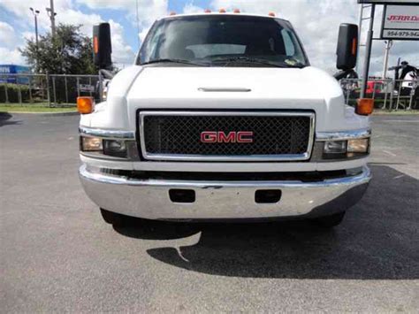 Gmc C5500 Crew Cab 12ft Steel Flatbed 2009 Commercial Pickups