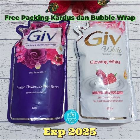 Jual Giv Beauty Body Wash Sabun Mandi Cair 825ml 825 Ml Ungu