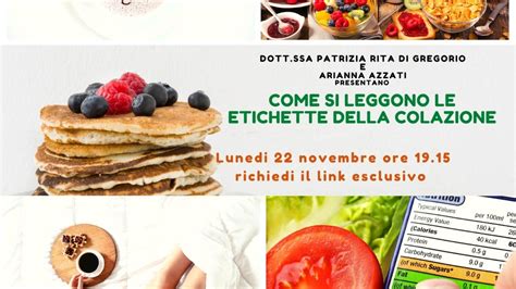 Come Si Leggono Le Etichette La Colazione Youtube