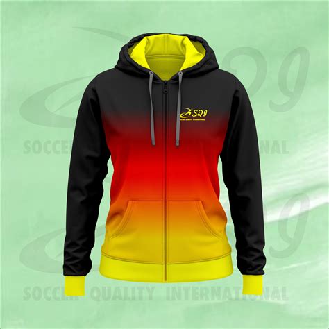 Customised Zipper Hoodie - Soccer Quality International