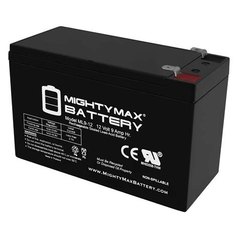 Ml22 12 12 Volt 22 Ah Nut And Bolt Nb Terminal Rechargeable Sla Agm Battery Mightymaxbattery