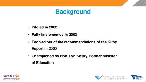 Victorian Certificate Of Applied Learning Ccllen 25th July Ppt Download