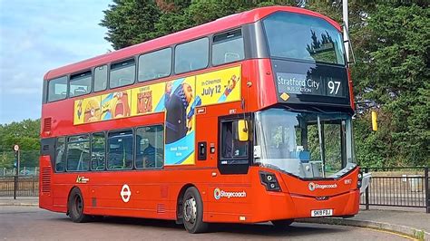 Frv London Bus Route Stratford City Chingford Station Youtube