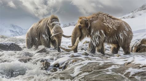 Premium Photo | Prehistoric mammoth an ancient giant of the ice age ...