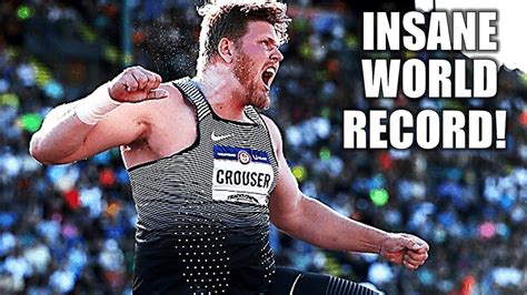 Ryan Crouser Breaks Historic World Record In The Shot Put YouTube