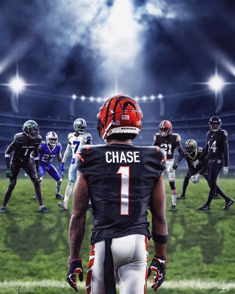 Jamarr Chase With Burrow Epic Wallpaper