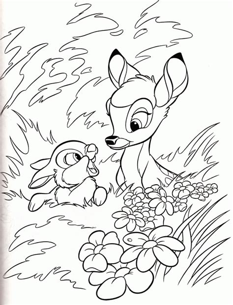 Bambi And Thumper Drawing Clip Art Library