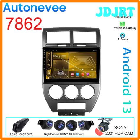 JDJRT 4G For Jeep Compass MK Patriot 2006 2010 Radio 2 Din Android