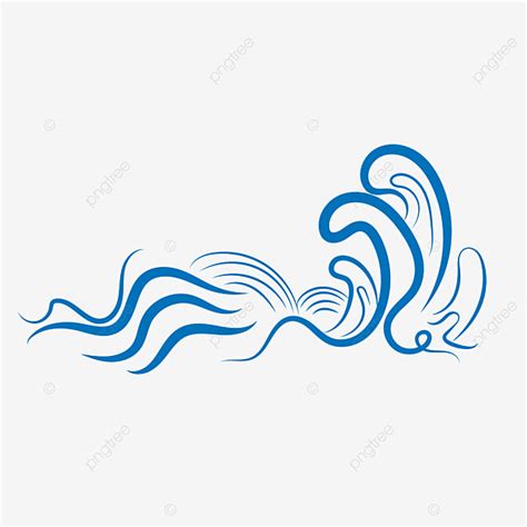 Water Ripple Texture Vector Hd PNG Images, Vector Hand Painted Ripple ...