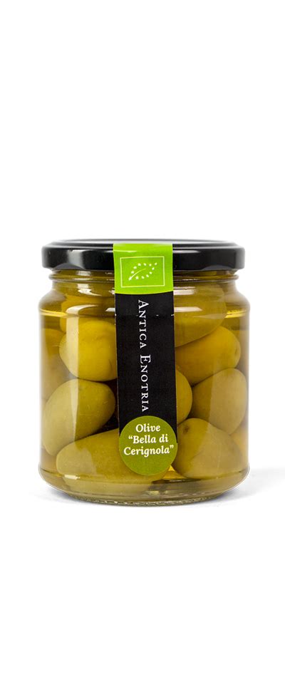 Olive Bella Di Cerignola In Salamoia 314ml Antica Enotria