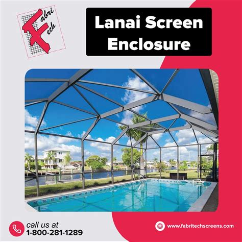 Pool Lanai Screen Enclosure In Florida Fabri Tech Screen