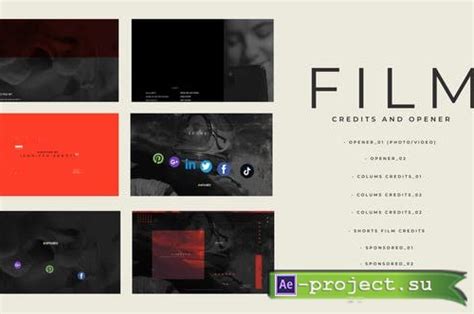 Videohive Film Credits And Opener Project For After