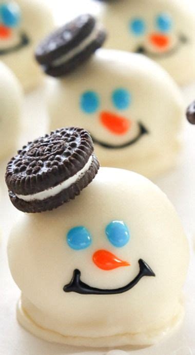 Melted Snowmen Oreo Balls The Girl Who Ate Everything Recipe Oreo