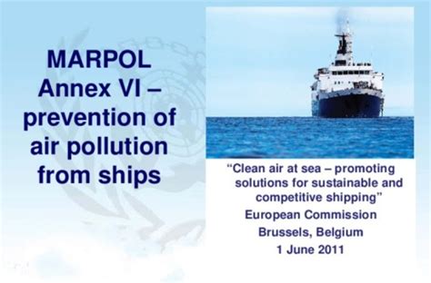 Marpol Annex 6 Explained Prevention Of Air Pollution From Ships