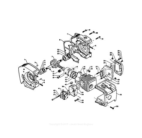 Echo Cs Evl Parts Diagram For Engine Intake Exhaust Crankcase