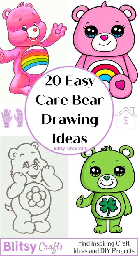 20 Easy Care Bear Drawing Ideas Step By Step 2023