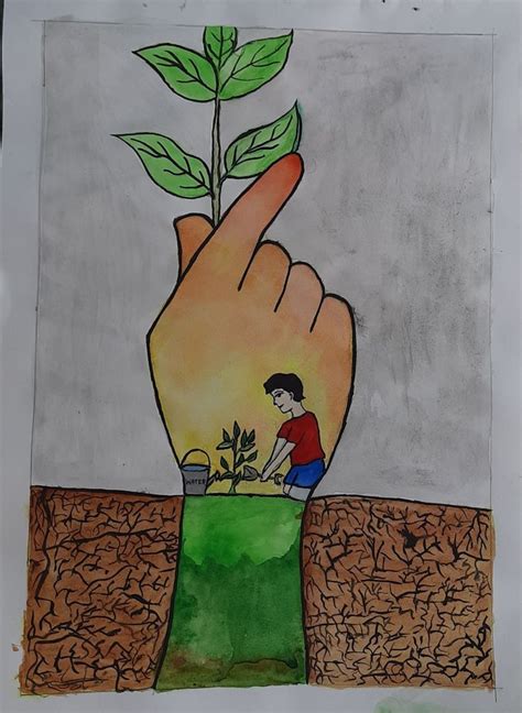 Plant Trees Save Trees Easy Poster Making Van Mahotsav 52 Off Howtodoes