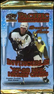 Packaging 1997 98 Pacific Invincible Hockey Trading Card Database