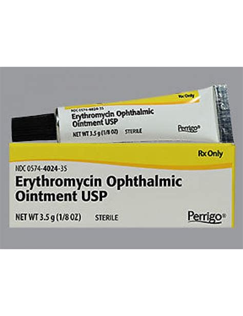 Erythromycin 05 Ilotycin Eye Ointment 35gm