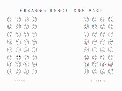 Hexagon Emoji designs, themes, templates and downloadable graphic ...