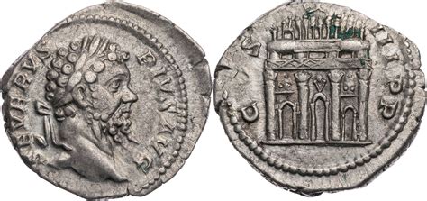 R Mische Kaiserzeit Denar N Chr Septimius Severus Kopf