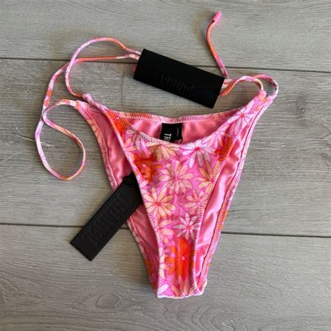 Triangl Swimwear Swim Nwt Triangl Pink Vinca Slushie Velvet Floral