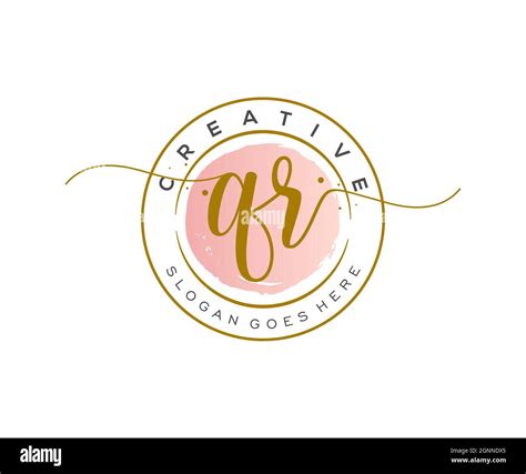 Qr Feminine Logo Sch Nheit Monogramm Und Elegantes Logo Design