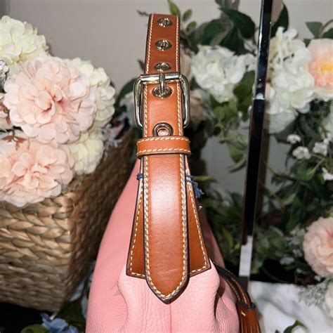 Dooney Bourke Pebble Grain Paige Sac Hobo Shoulder Bag Pale Pink Ebay