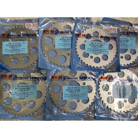 Honda RS150 RSX150 RKM Rear Sprocket 415 Steel Shopee Malaysia