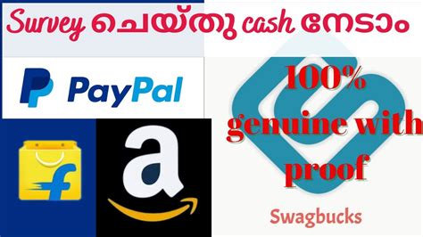 Swagbucks Payment Proof Swagbucks Earn Money Malayalam Youtube