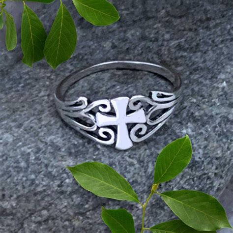 Sterling Silver Cross Ring GLE Good Living Essentials 2024