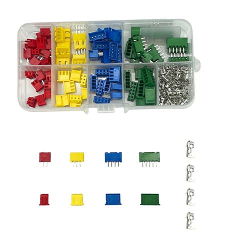 Pcs Lot Xh Jst Terminal Male Female Wire Connector Adaptor Kf