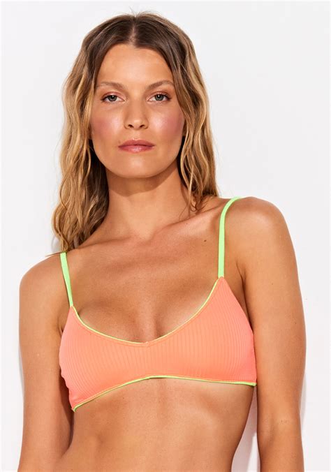 Bikini Top Top Hot Df Verde Fluor แบรนด Triya